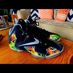 Nike Lebron 11 Everglades size 9.5